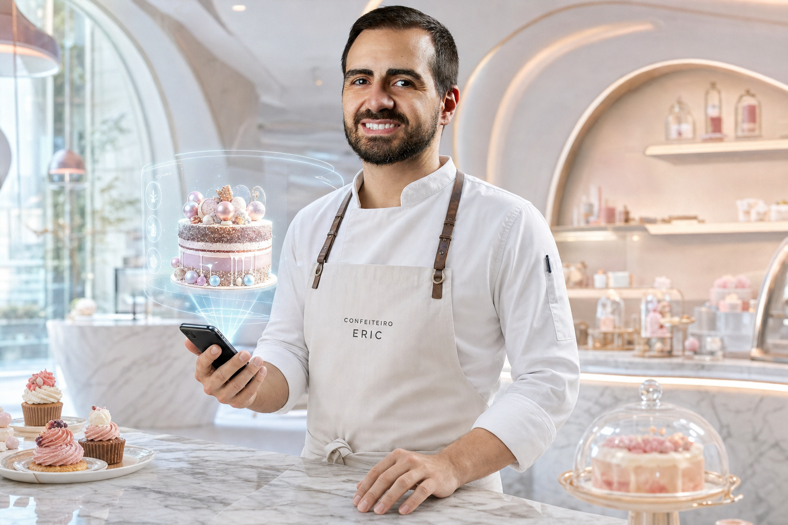 Aura — confeitaria em realidade aumentada